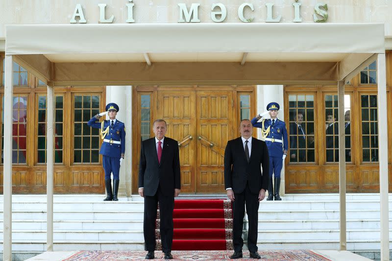 Turkish President Tayyip Erdogan visits Nakhchivan