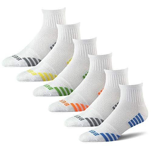Bering Athletic Ankle Compression Socks (6-Pack)