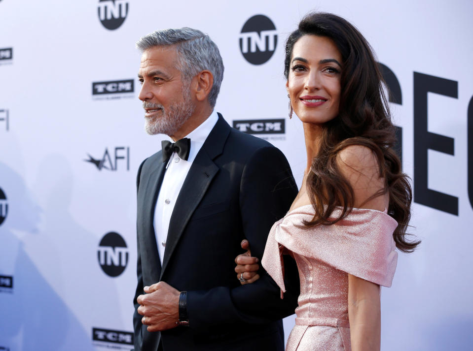 George y Amal Clooney