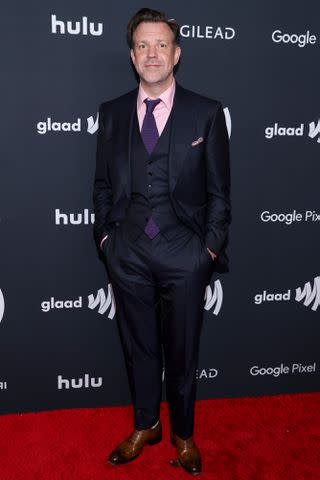 <p>Mark Von Holden/Variety via Getty</p> Jason Sudeikis attends the 35th Annual GLAAD Media Awards