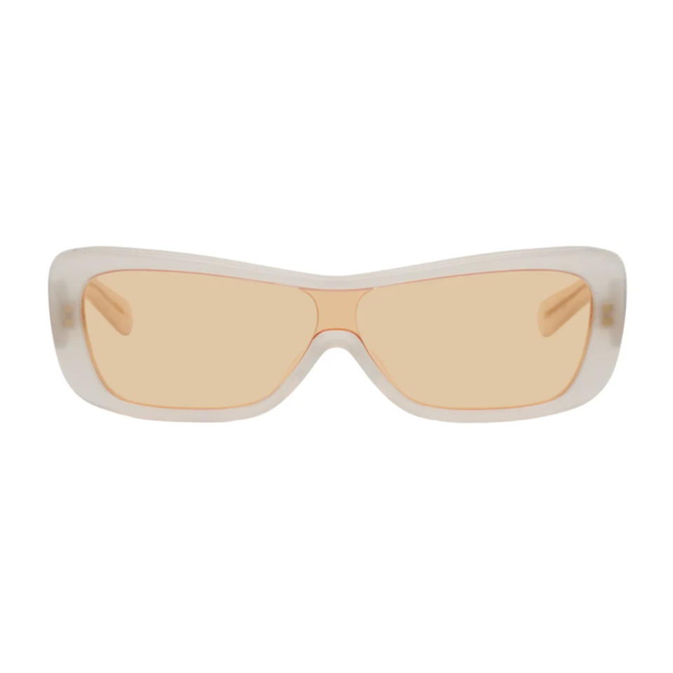 Flatist Eyewear White Veneda Carter Edition Disco Sunglasses