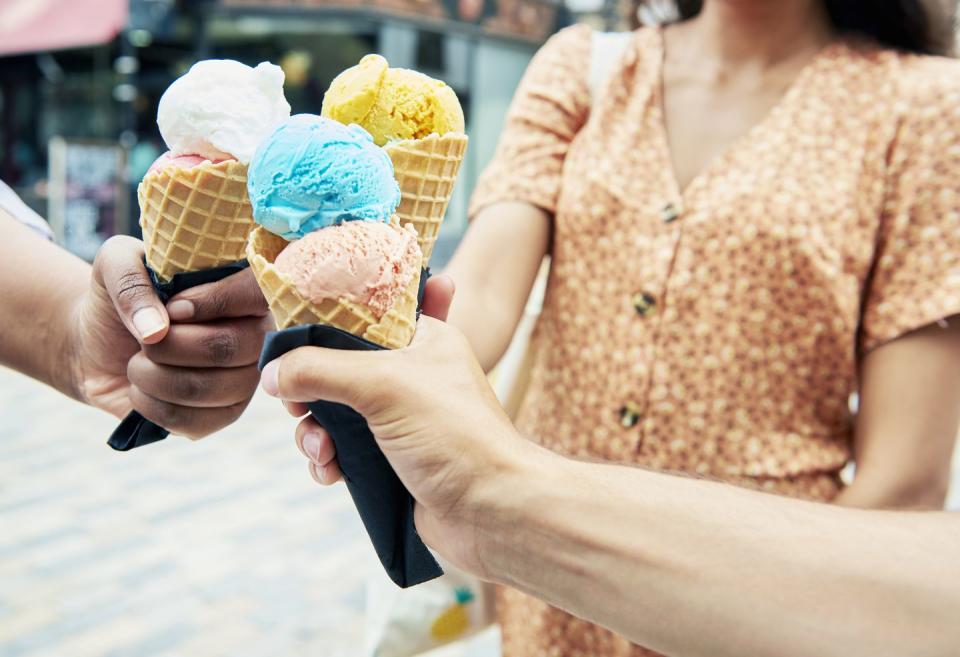 <p><strong>State Dessert: Ice Cream Cone </strong><br><br>The 1904 World's Fair in St. Louis was the birthplace of this sweet treat. Thanks, St. Louis! It became the state dessert in 2008, and is way more fun than the state's official exercise of jumping jacks. </p>