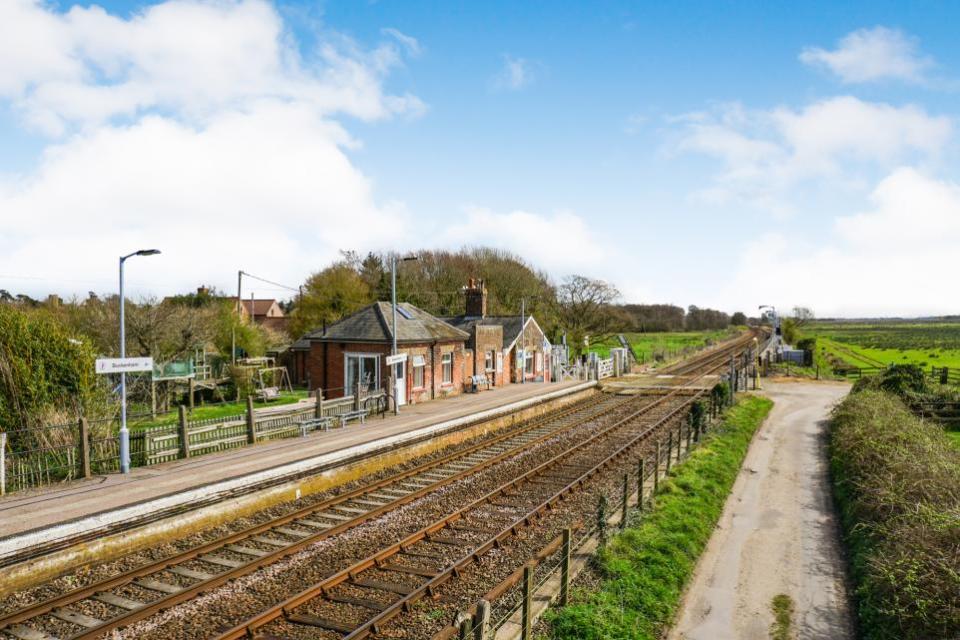 Eastern Daily Press: The house forms part of Buckenham station, which sits on the Wherry Line between Norwich and Lowestoft