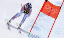 Alpine Skiing - Pyeongchang 2018 Winter Olympics - Women's Downhill - Jeongseon Alpine Centre - Pyeongchang, South Korea - February 21, 2018 - Lindsey Vonn of the U.S. competes. REUTERS/Dominic Ebenbichler