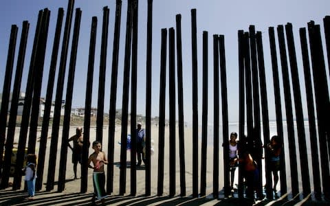 A section of border fence - Credit: Getty