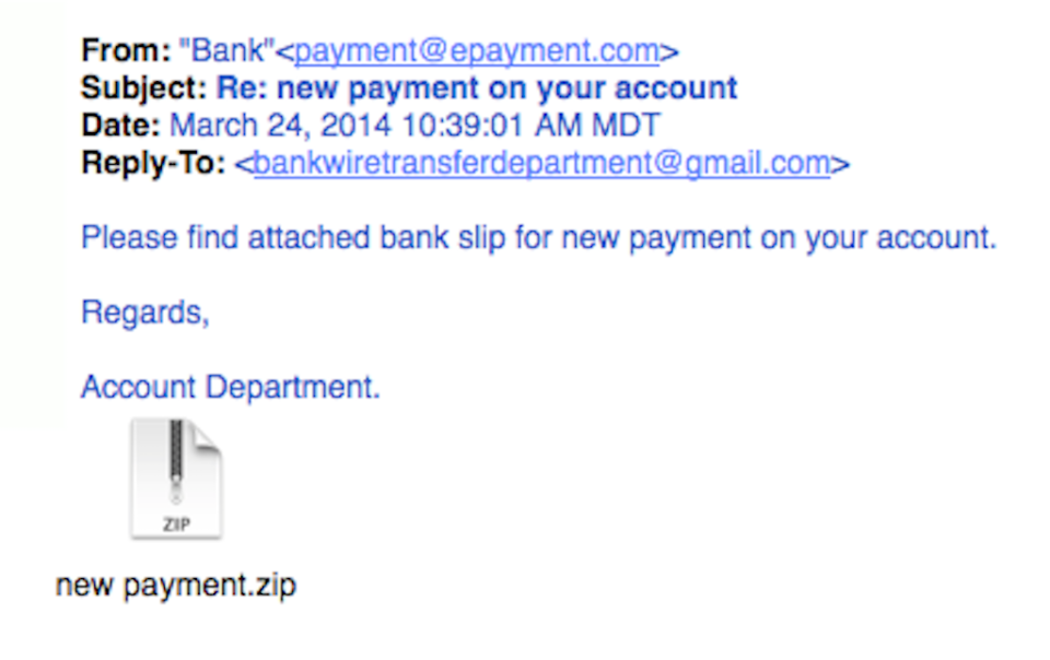 Phishing Attachment