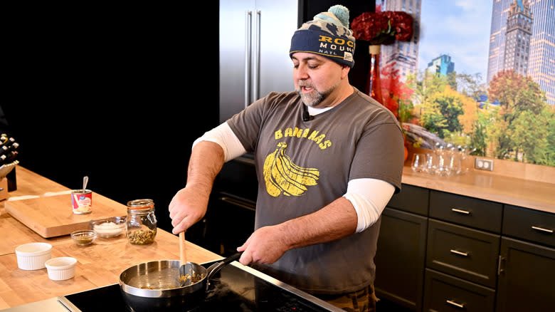 Duff Goldman cooking