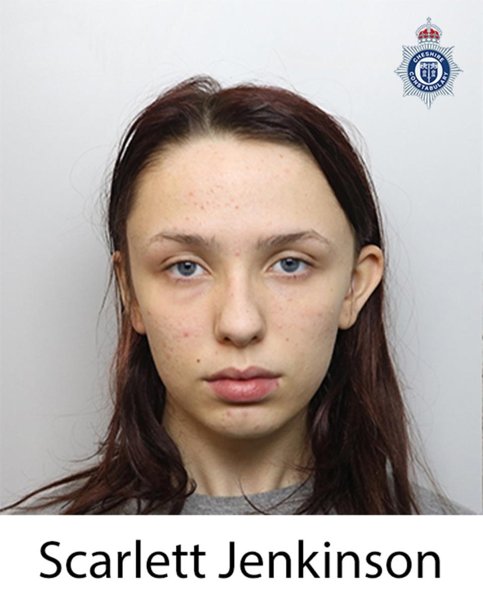 Scarlett Jenkinson has been unmasked by a judge (Cheshire Constabulary)