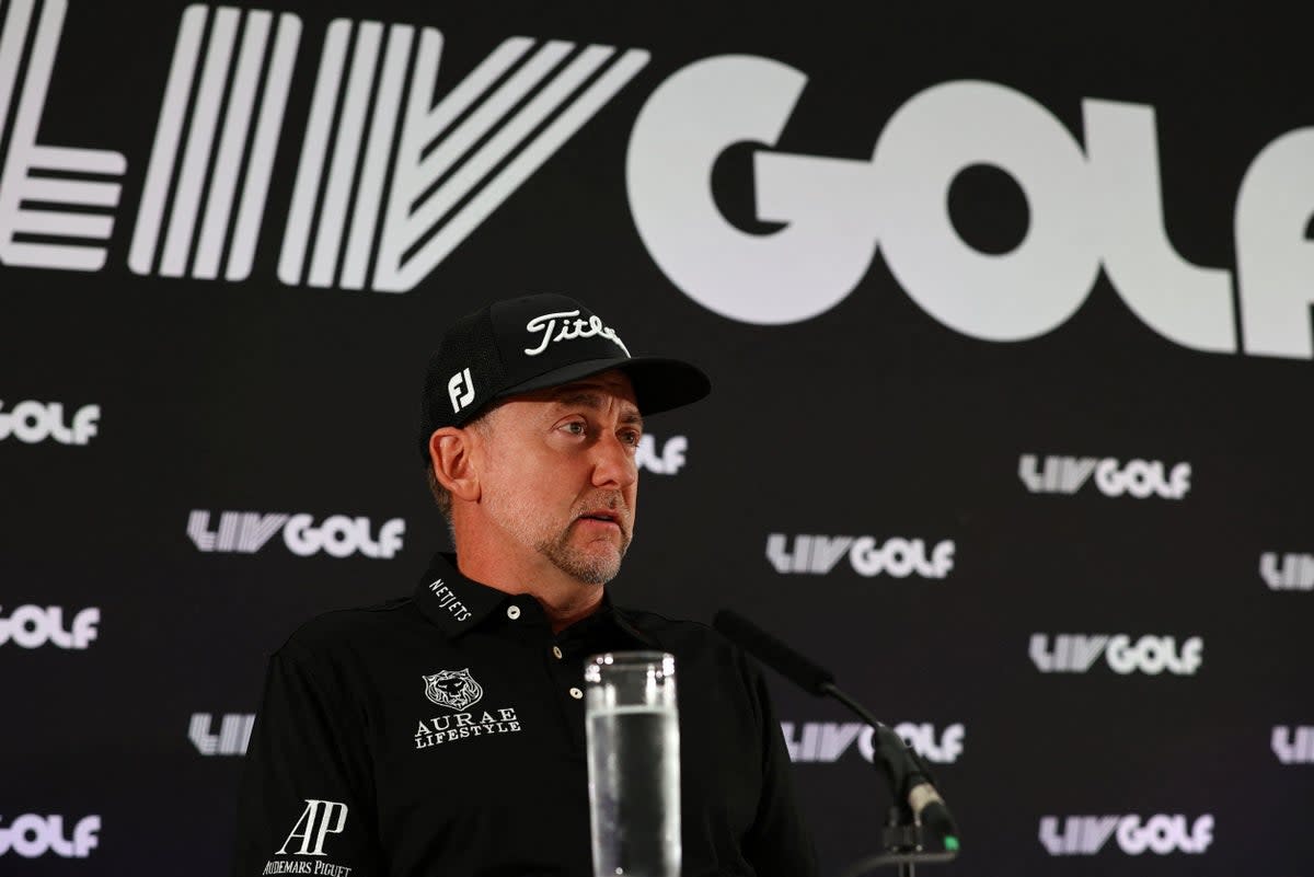 Fined: Ian Poulter is among those banned from the Scottish Open  (AFP via Getty Images)