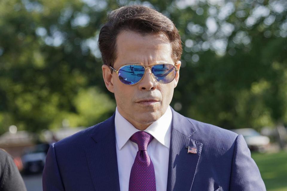 Anthony Scaramucci was in the spotlight during his very short tenure due to an expletive-laden interview (AP)