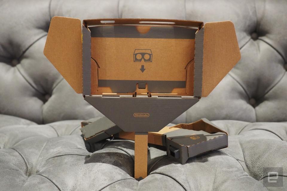 Nintendo VR headset and accessories