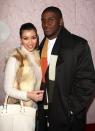 <p>Kardashian dated NFL running back Reggie Bush on and off from 2007 to 2010. The two initially met at the ESPY Awards in 2007 and started a relationship not long after, as reported by <a href="https://www.instyle.com/celebrity/kim-kardashian-reggie-bush-breakup-timeline" class="link " rel="nofollow noopener" target="_blank" data-ylk="slk:In Style">In Style</a>. As "Keeping Up With the Kardashians" was in its first season, much of the couple's relationship ups and downs were documented on the show.</p> <p>Kardashian and Bush first broke up in June 2009, citing the busyness of their careers as a reason for the split. A source at the time told <a href="https://www.eonline.com/news/136258/kim-kardashian-reggie-bush-sad-about-breakup" class="link " rel="nofollow noopener" target="_blank" data-ylk="slk:E! News">E! News</a>, "They love each other a lot and hope someday they can make it work. But for now, he starts his football season this week and Kim starts filming season four of Keeping Up With the Kardashians, and they just need this time apart." </p> <p>The two briefly reconciled in 2010, only to break up again that same year. A source close to Bush told <a href="https://www.usmagazine.com/celebrity-body/news/pal-kim-kardashian-will-be-fine-after-splitting-from-reggie-bush-2010263/" class="link " rel="nofollow noopener" target="_blank" data-ylk="slk:Us Weekly">Us Weekly</a> that the athlete split from Kardashian because "her fame is just a little too much for him to handle."</p> <p>Later in 2014, Bush touched on his relationship with the reality-TV star on <a href="https://www.espn.com/nfl/story/_/id/11323592/detroit-lions-reggie-bush-talks-attention-cleveland-browns-rookie-johnny-manziel" class="link " rel="nofollow noopener" target="_blank" data-ylk="slk:ESPN">ESPN</a>, and said that while the intense media attention was ugly at points, "I wouldn't change anything because it helped mold and shape who I am today and I'm a better man for it."</p>