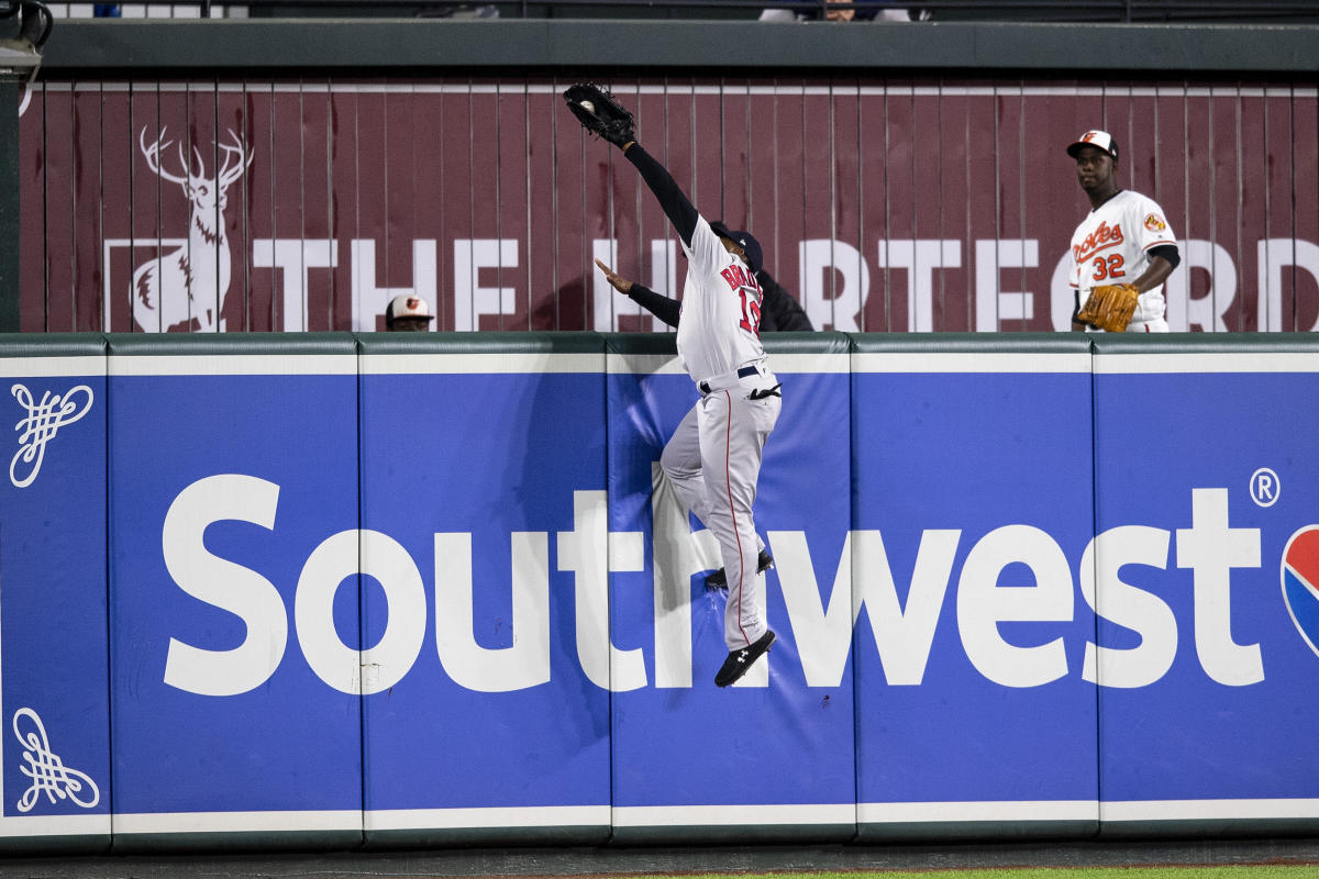 Video: Jackie Bradley Jr. Makes Best Catch Of The MLB Season