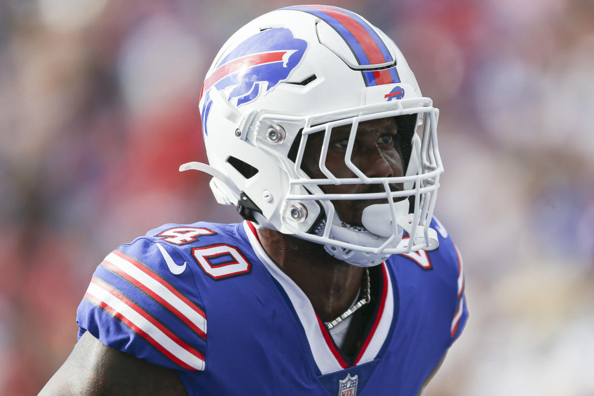 Inactives  Duke Williams headlines Bills inactive list