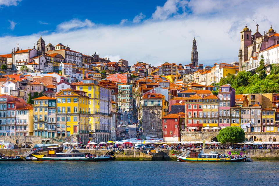 Porto, Portugal old town skyline from across the Douro River. Photo: Getty