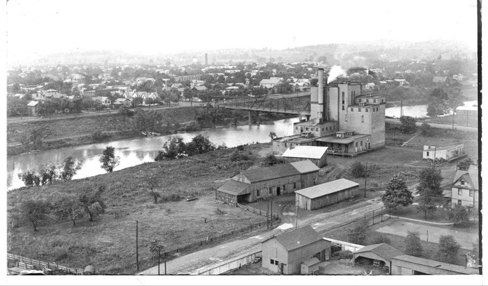 This undated photo shows the old Tuscarawas Valley Brewing Co. plant in Dover.