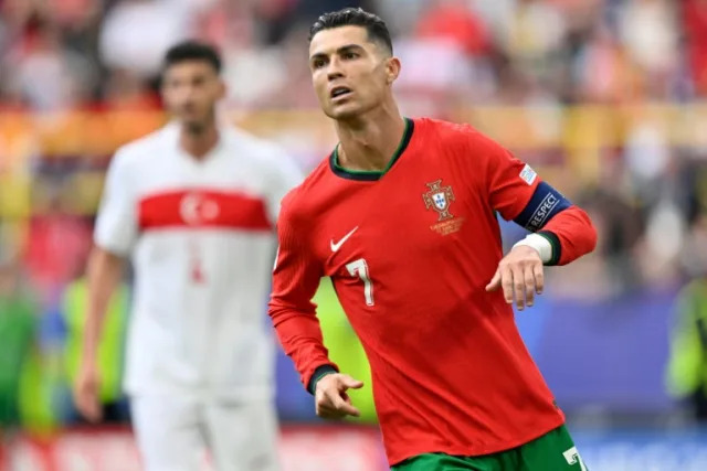 <a class="link " href="https://sports.yahoo.com/soccer/players/3903793/" data-i13n="sec:content-canvas;subsec:anchor_text;elm:context_link" data-ylk="slk:Cristiano Ronaldo;sec:content-canvas;subsec:anchor_text;elm:context_link;itc:0">Cristiano Ronaldo</a> has scored 130 times for <a class="link " href="https://sports.yahoo.com/soccer/teams/portugal/" data-i13n="sec:content-canvas;subsec:anchor_text;elm:context_link" data-ylk="slk:Portugal;sec:content-canvas;subsec:anchor_text;elm:context_link;itc:0">Portugal</a> (INA FASSBENDER)