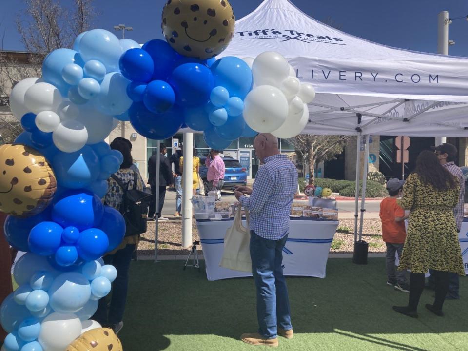 Tiff's Treats opened its first southwest location recently at the Fountains at Farah, which is having a pop-up farmers market on Fridays.