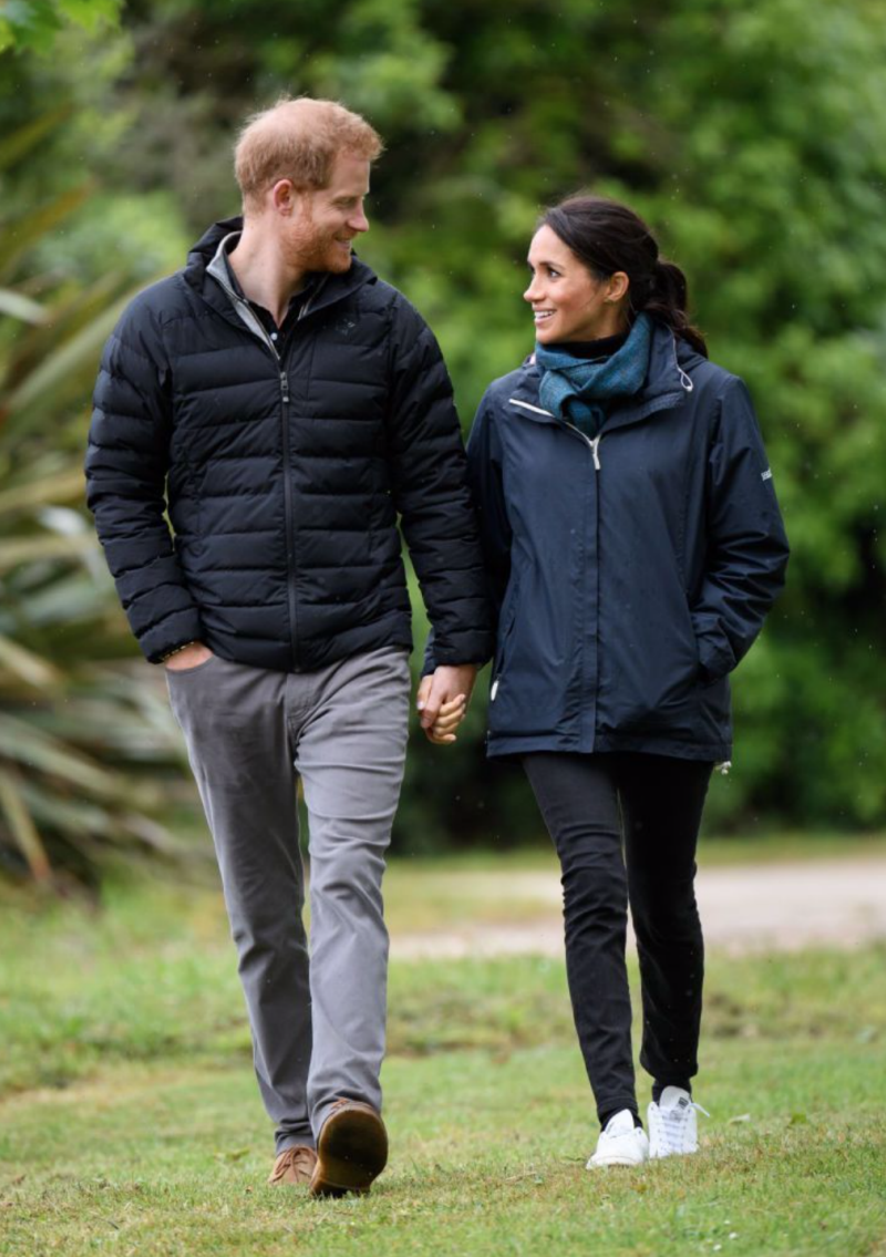 The Duchess wearing her adidas x Stella McCartney Stan Smiths on a trip to Abel Tasman National Park in New Zealand (Getty Images)