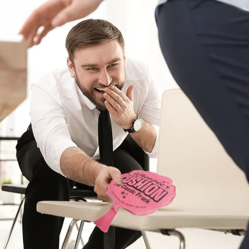 april fools day pranks whoopie cushion