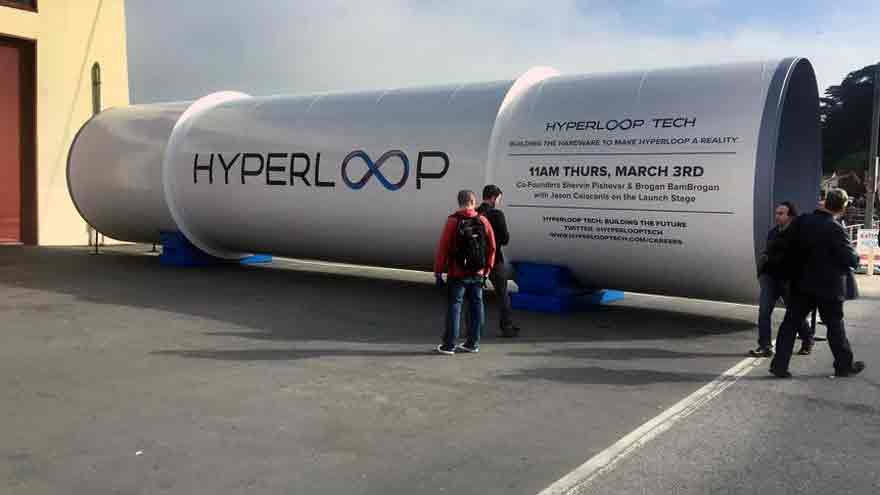 Prototipo del Hyperloop.