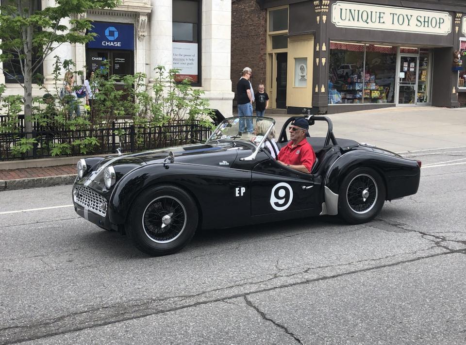 Cars like this are not seen every day, but they were on Saturday as part of a parade of classic foreign cars during the International Festival & Vintage Car Celebration in downtown Canandaigua.