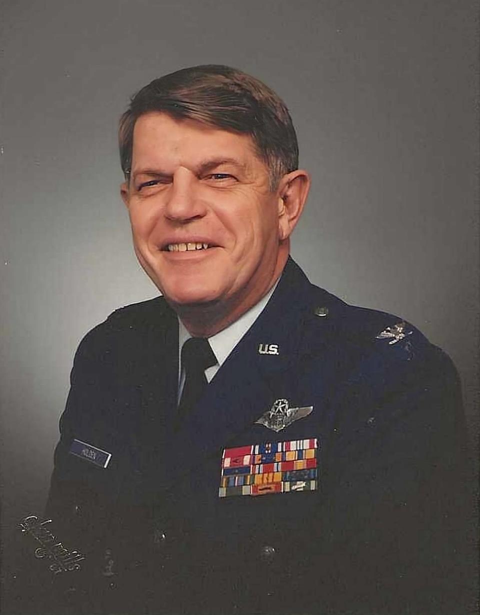 Former O’Fallon Alderman Ray Holden, 83, died on July 25, 2022, after five and a half months of a hospital battle that began with a ruptured appendix. He is pictured here during his distinguished Air Force career.