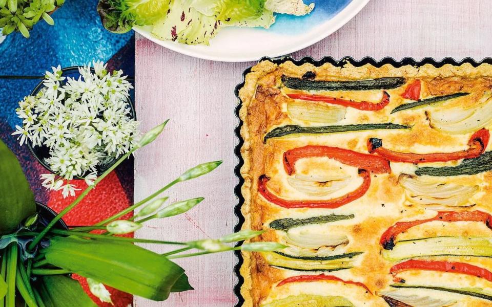 Mary Berry's roasted vegetable quiche - Haarala Hamilton