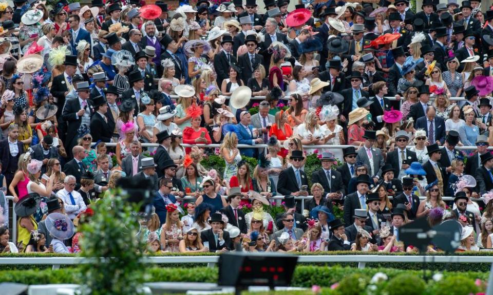 Fans at the parade ring in 2019.