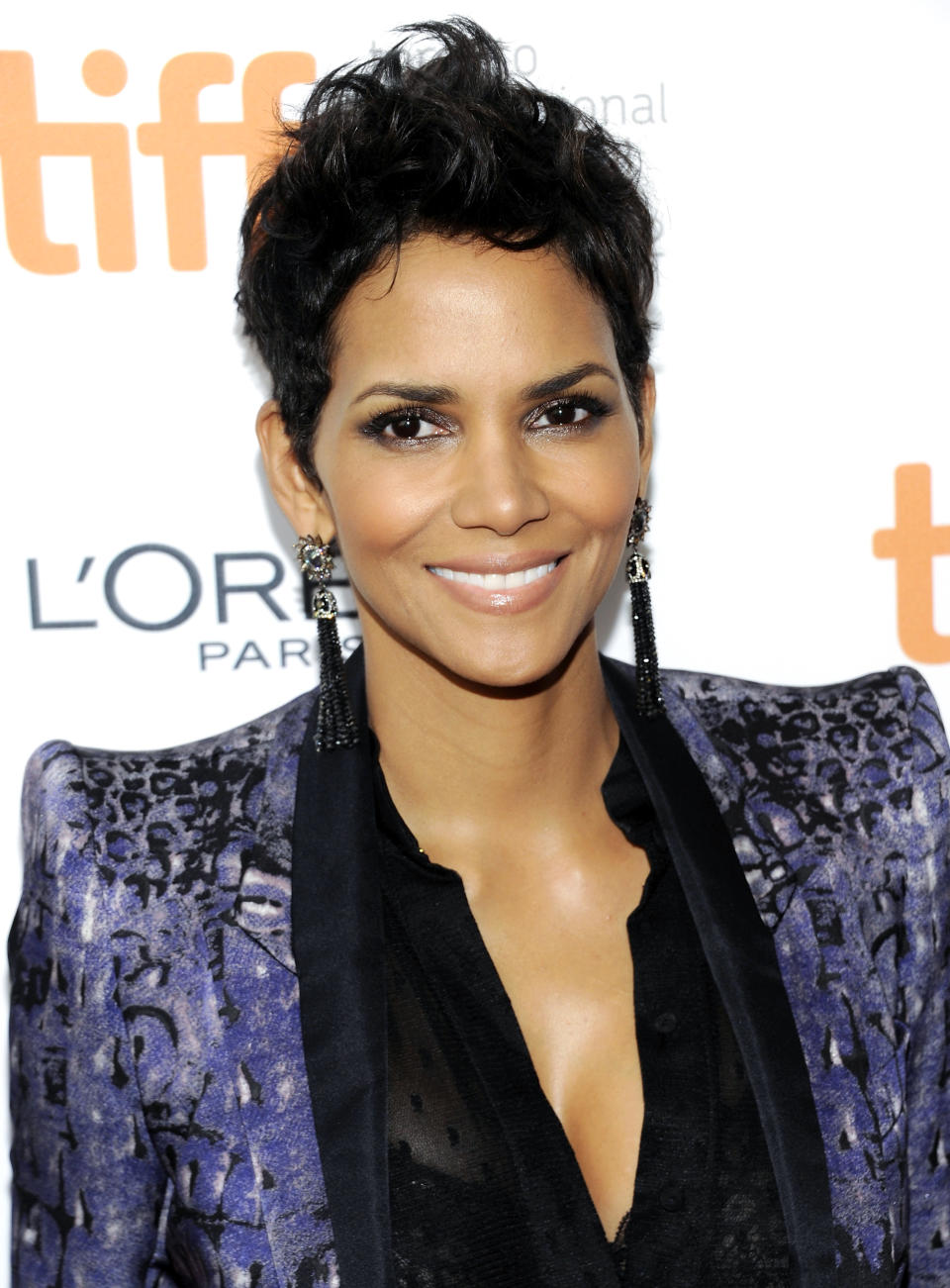 Actress Halle Berry attends the premiere of "Cloud Atlas" during the Toronto International Film Festival on Saturday Sept. 8, 2012 in Toronto. (Photo by Evan Agostini/Invision/AP)