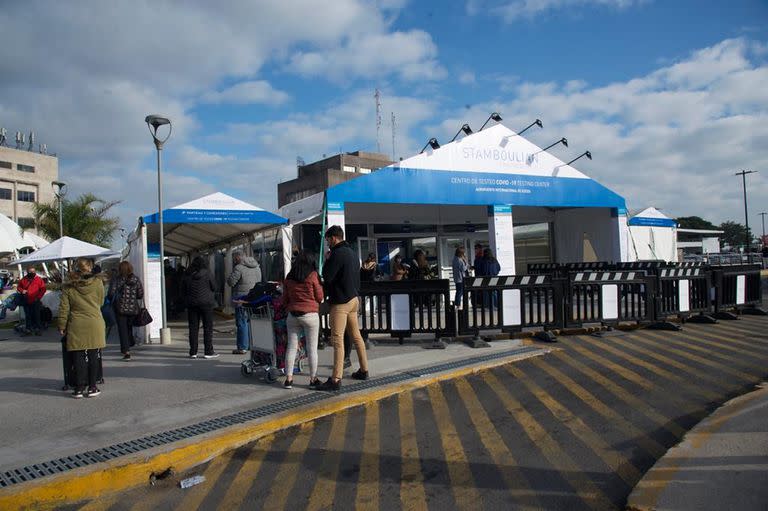 Centro de testeo de Stamboulian en Ezeiza