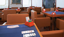 <p>Basketball players do love their card games, so this room should be a hot spot. (silversea.com) </p>