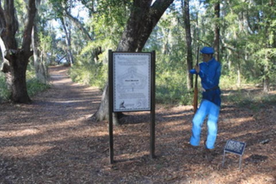 Fort Howell, an extensive earthwork fort on Hilton Head Island, is open to visitors and promises a quiet place to walk and learn and reflect. It has walking trails where visitors learn about the vital role role the island played during the American Civil War. The fort was built by Black federal troops to protect a Black town of freed and escaped slaves during a war for freedom.