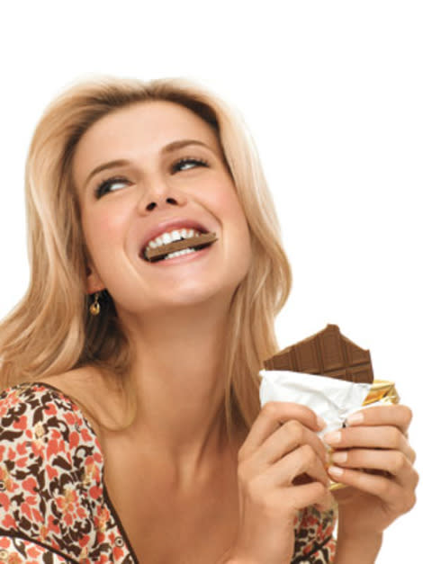 Eat all the chocolate you want! You won't get a pimple.