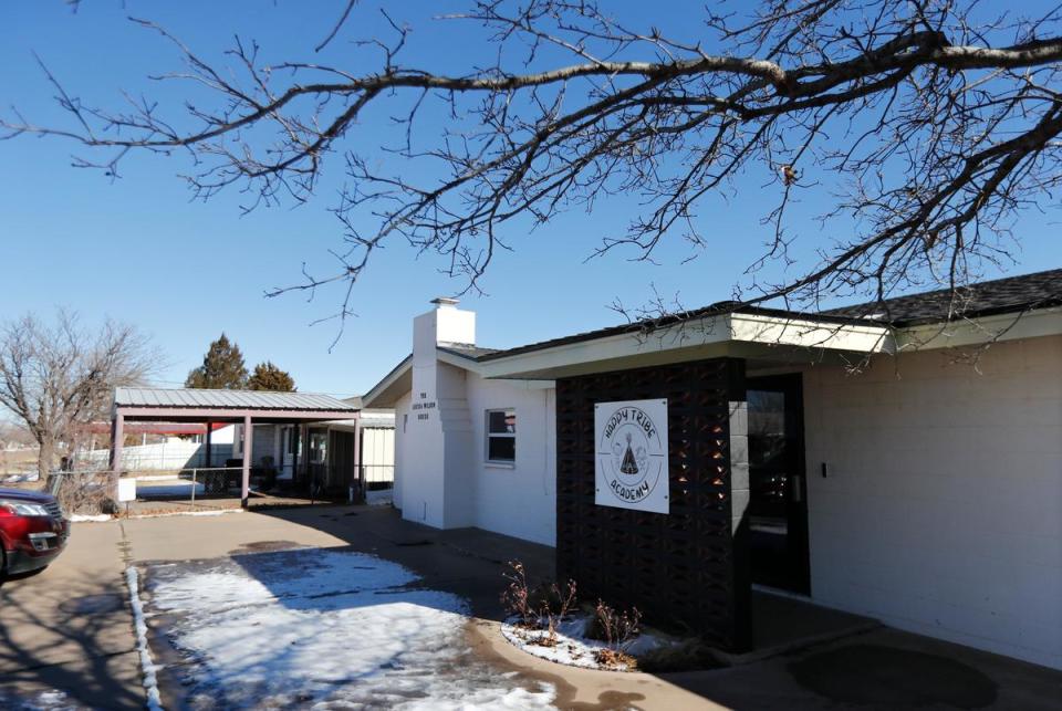 Happy Tribe Academy daycare is seen Wednesday, Jan. 10, 2024 in Friona.