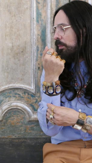 “I’m inspired by the things that stay,” said Alessandro Michele, creative director of Gucci. - Credit: Courtesy of Gucci