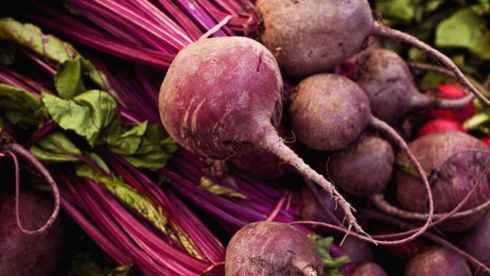 Beets in a pile