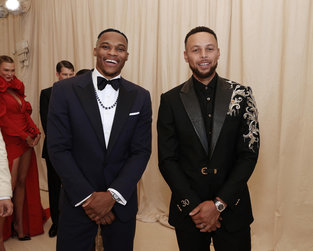 Russell Westbrook and Stephen Curry.