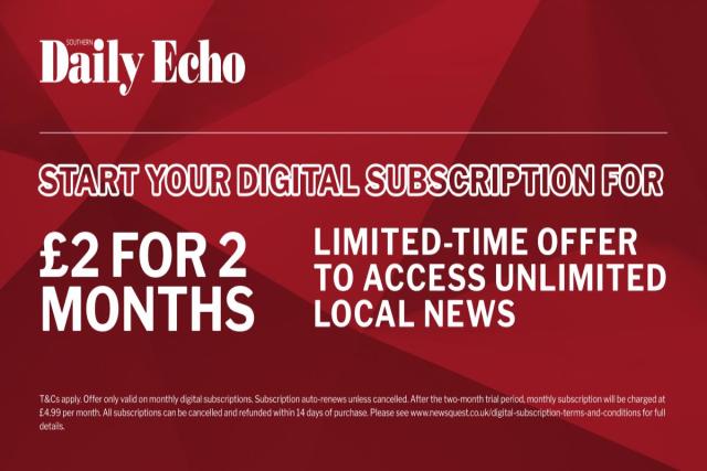 Daily Echo readers can subscribe for just £2 for 2 months in this flash ...