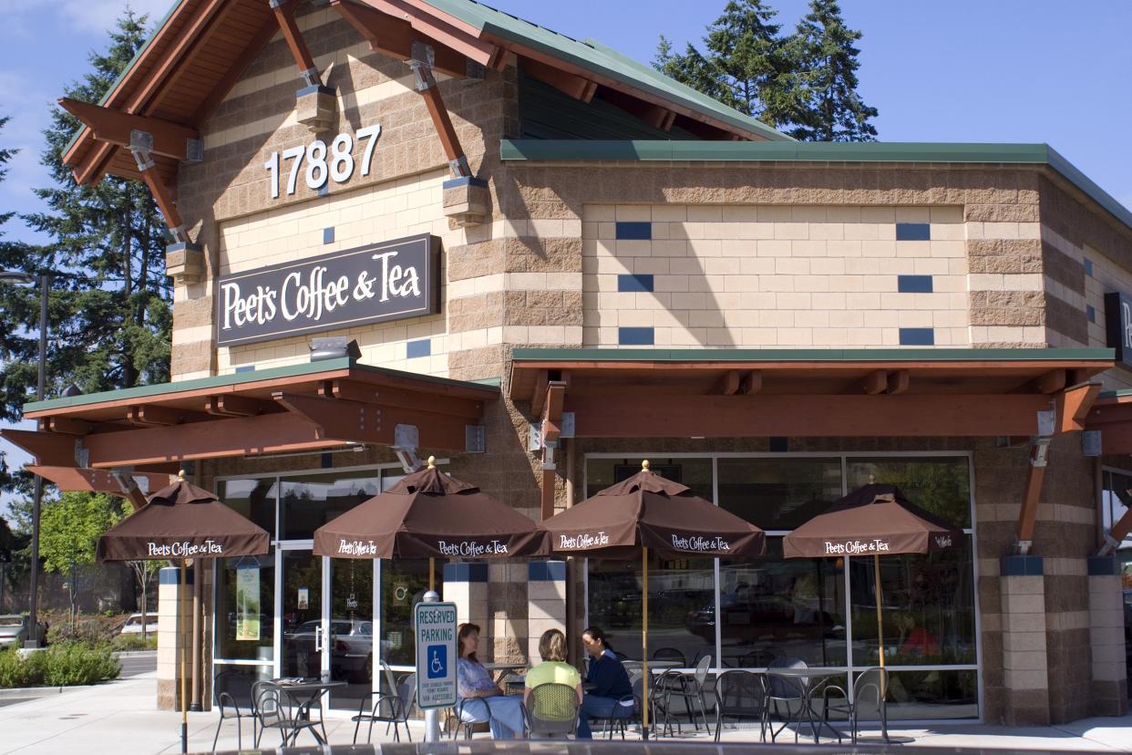 exterior of peet's coffee