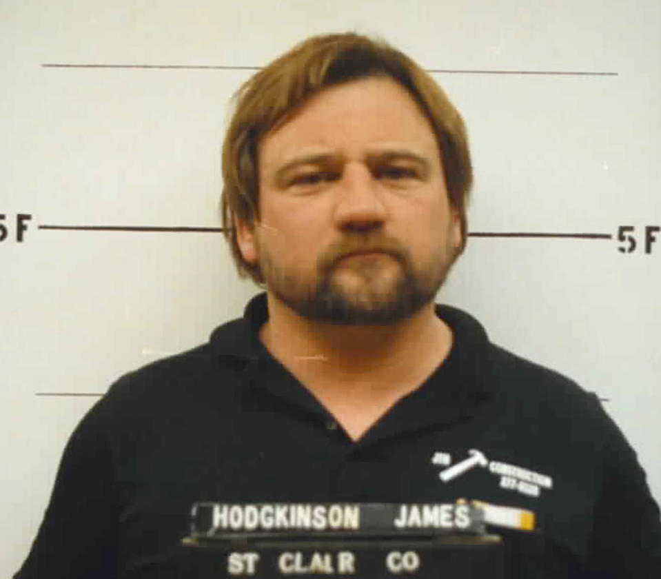 <p>This 1992 photo provided by the St. Clair County. Ill., Sheriff’s Department shows James T. Hodgkinson. Officials said Hodgkinson has been identified as the man who opened fire on Republican lawmakers at a congressional baseball practice Wednesday June 14, 2017 in Alexandria, Va. (St. Clair County Illinois Sheriff’s Department via AP) </p>