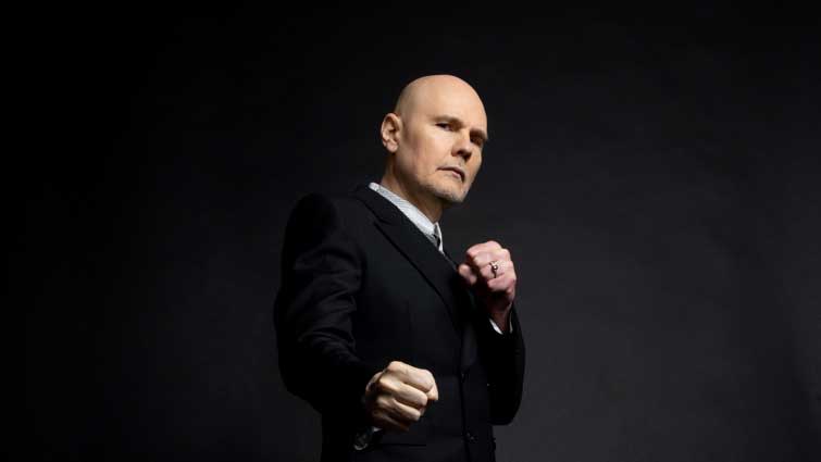  Billy Corgan studio portrait. 