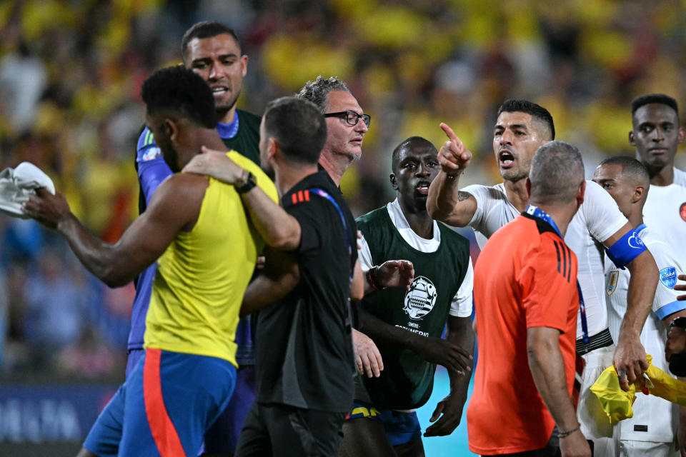 Statement issued condemning violence after Uruguay's match with Colombia