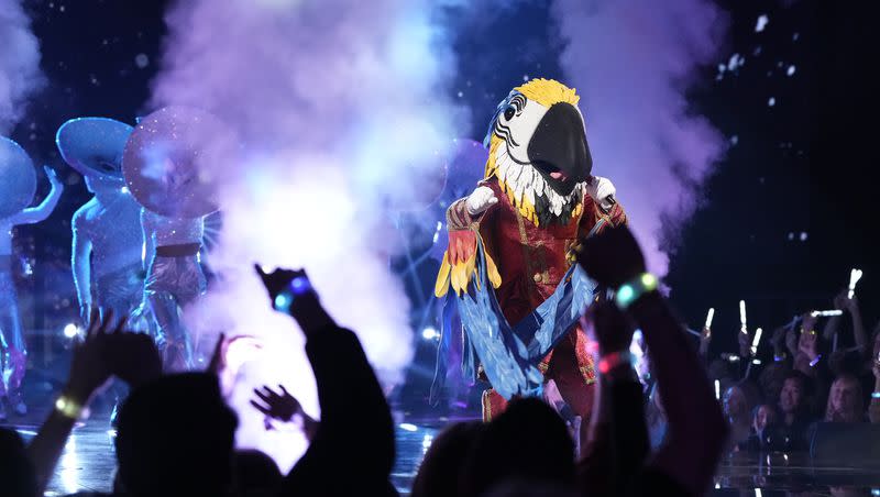 Macaw performs in the season finale of “The Masked Singer.”