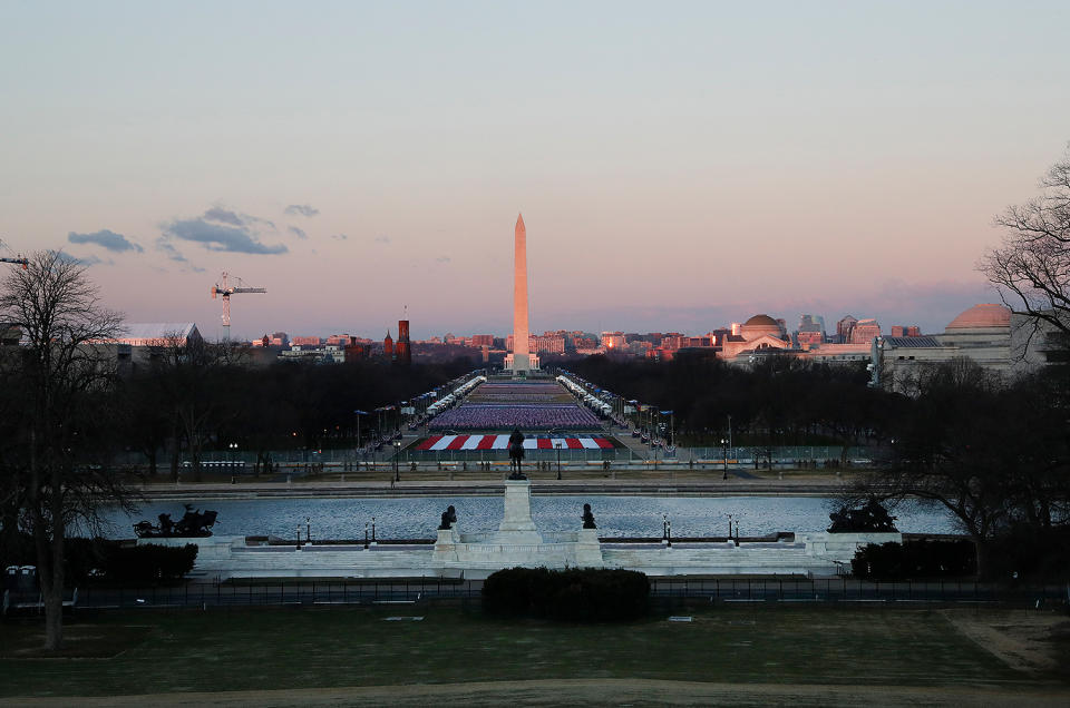 This Is What Washington, D.C., Looked Like the Morning of Joe Biden's Inauguration