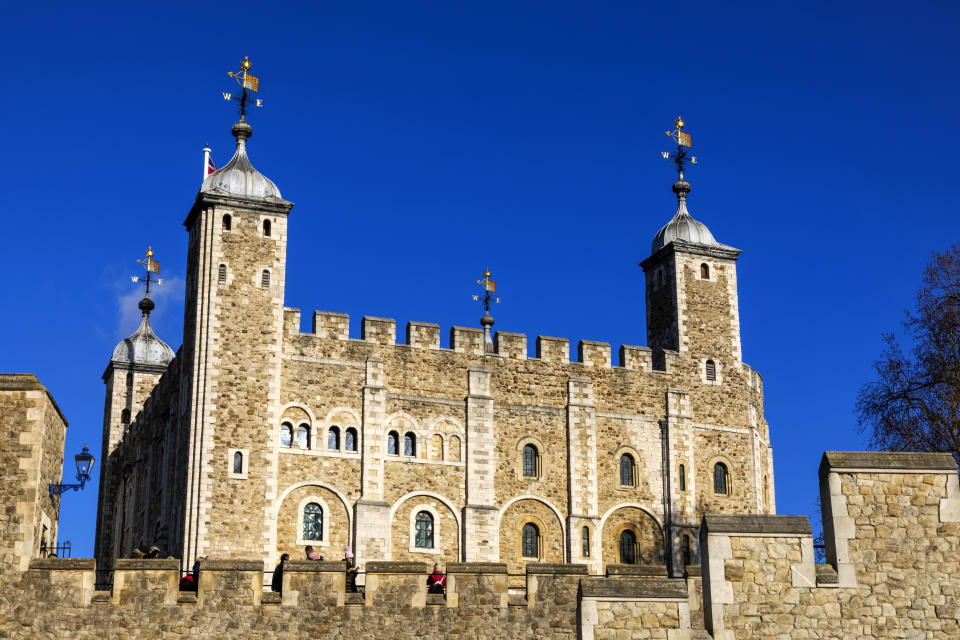 The Tower of London's White Tower, which dates back to 1078. (Getty)