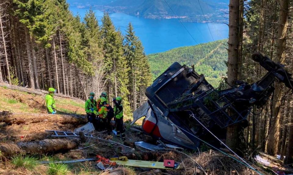 <span>Photograph: Alpine Rescue Service/Reuters</span>