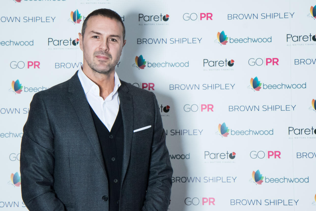 MANCHESTER, ENGLAND - NOVEMBER 23: Paddy McGuinness attends charity fundraiser for Beechwood cancer care at PRINCIPAL on November 23, 2018 in Manchester, England. (Photo by Carla Speight/Getty Images)