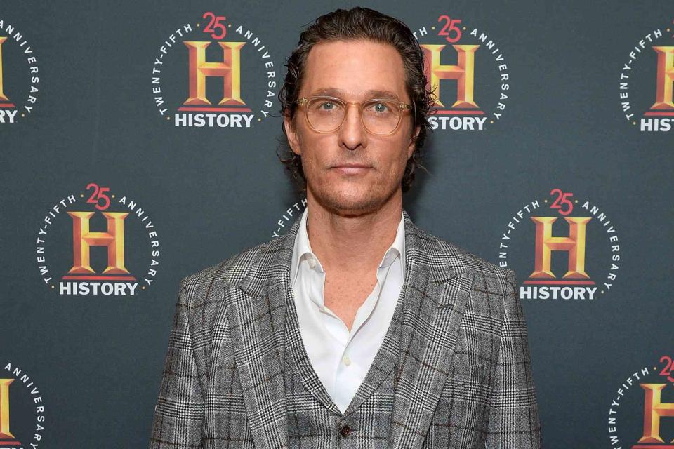 Noam Galai/Getty for HISTORY Matthew McConaughey.