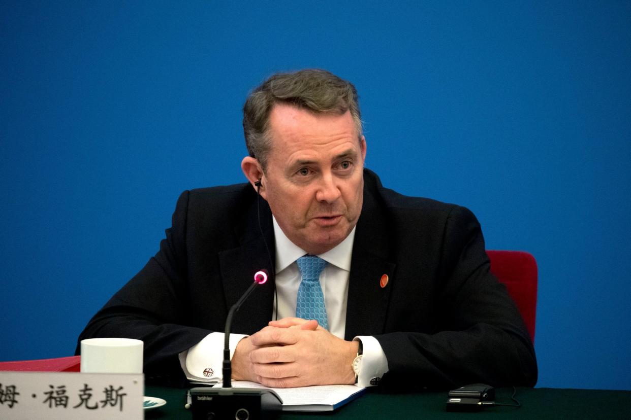 International Trade Secretary Liam Fox: AP